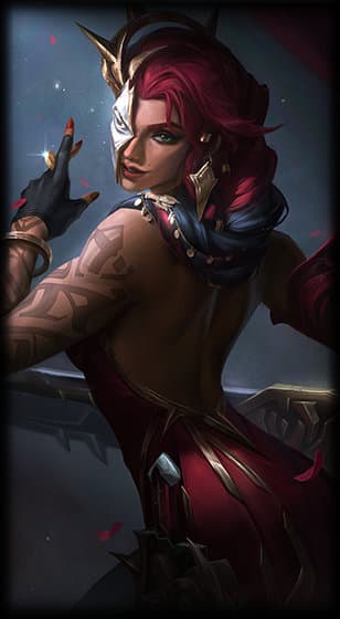 Samira mascarada de la Rosa Negra